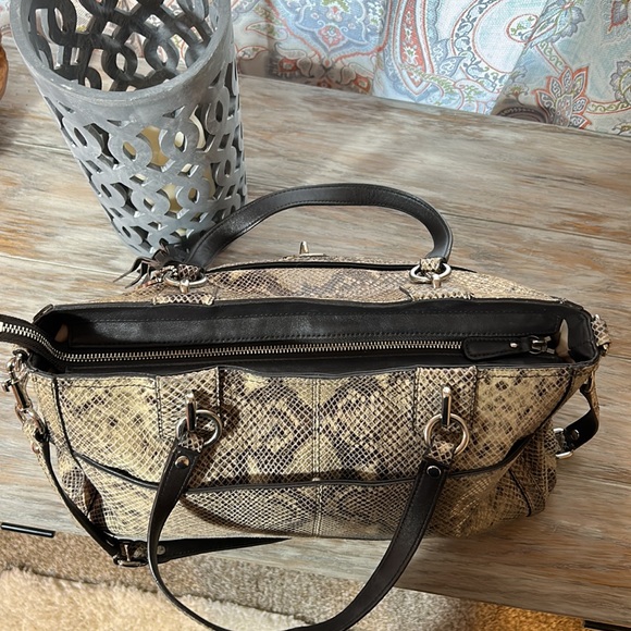 Coach Park Python Leather Carryall - Picture 3 of 11